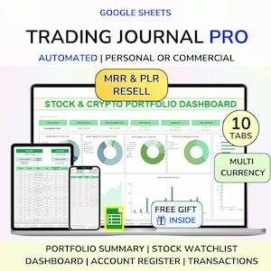 PLR Stock Portfolio Tracker Crypto Investment Tracker Stock Spreadsheet Stock Trading Tracker Commercial Stock Spreadsheet Crypto Tracker
