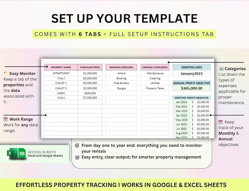Landlord Rental Property Spreadsheet, Landlord Tracker, Real estate, landlord property management, rental property, rental template, rental tracker, landlord template, landlord spreadsheet, property spreadsheet, Rental Income & Expense, Real Estate Sheet, Rental Property Management