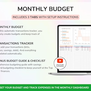 PLR Budget Package Budget Template Resell PLR Digital Planner PLR Budget Plr Google Sheet Reseller Spreadsheet Plr Planner Plr Product imagen 6