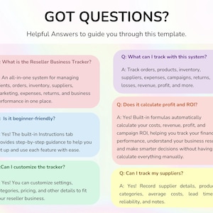Reseller Spreadsheet Template, Resale Business Planner, Reseller Bookkeeping, Product Inventory Management, Reseller Tools Reseller Tracker bild 13