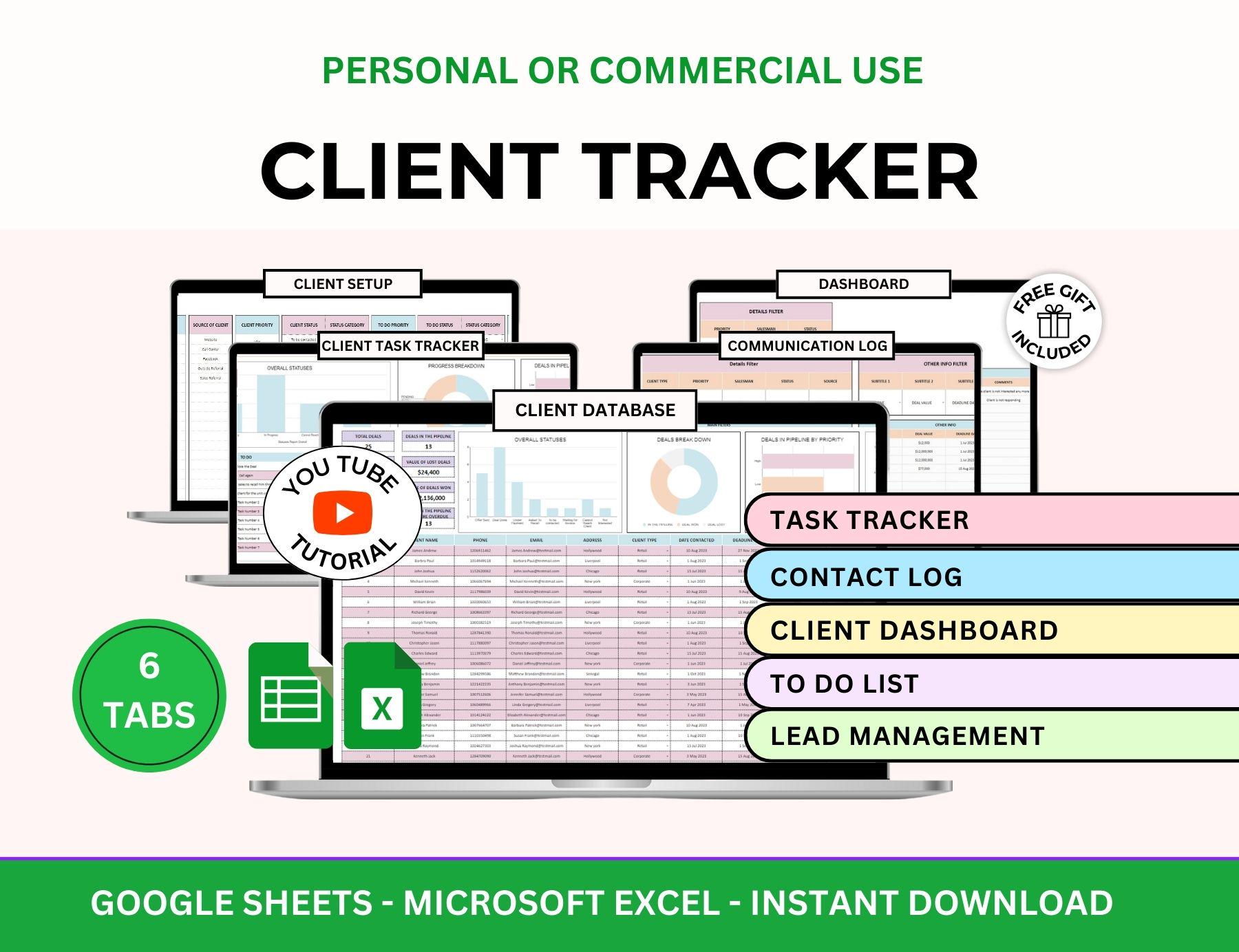 PLR Business Spreadsheet Business Tracker Business Planner Project ...