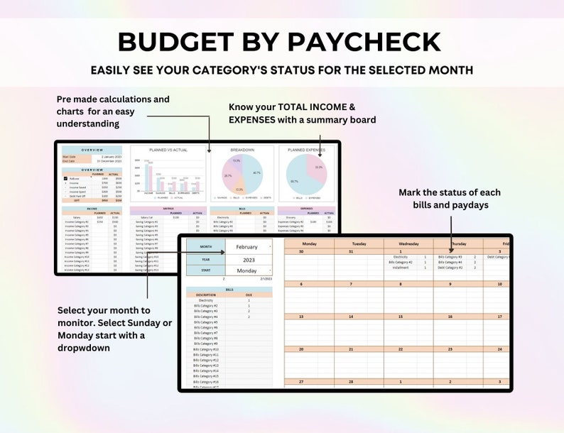 budget by paycheck