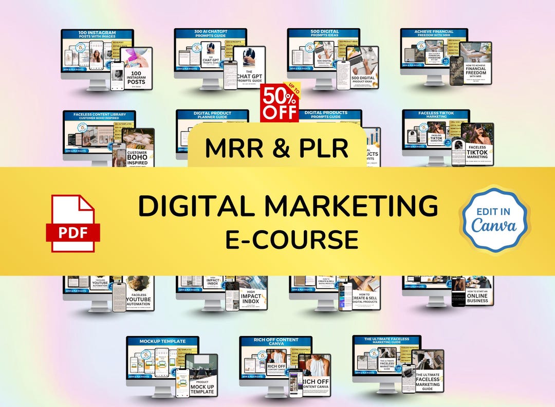 15 Mini Courses With Master Resell Rights - 2026 Edition | Build Wealth ...