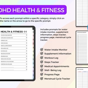 PLR Adhd Planner 2026 2027 Adhd iPad planner, Adhd planner adult, Plr adhd planner, Neurodivergent Adhd, Adhd workbook, Adhd Calendar MRR image 7
