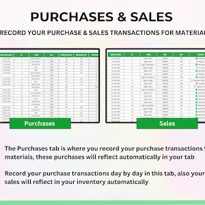 Inventory Spreadsheet, Inventory Management excel, Inventory Template, Inventory Sheet, Inventory Log, Google Spreadsheet Inventory Template