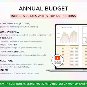 PLR Budget Package Budget Template Resell PLR Digital Planner PLR Budget Plr Google Sheet Reseller Spreadsheet Plr Planner Plr Product imagen 3