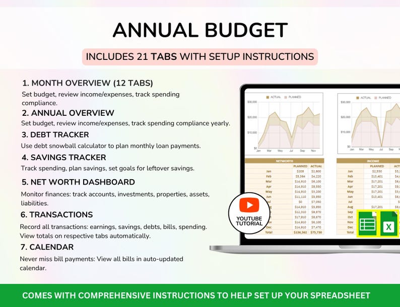 PLR Budget Package Budget Template Resell PLR Digital Planner PLR Budget Plr Google Sheet Reseller Spreadsheet Plr Planner Plr Product imagen 3