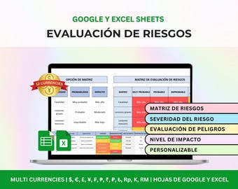 Matriz de Riesgos Plantilla de Evaluación de Riesgos para Excel Plantilla de Matriz de Riesgos para Excel Plantilla de Matriz de Evaluación
