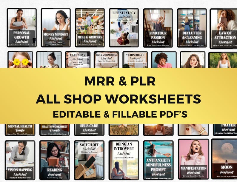 All Shop Access With MRR PLR Lifetime Updates Digital Product PLR ...