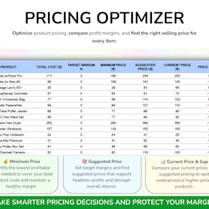 Reseller Spreadsheet Template, Resale Business Planner, Reseller Bookkeeping, Product Inventory Management, Reseller Tools Reseller Tracker bild 9