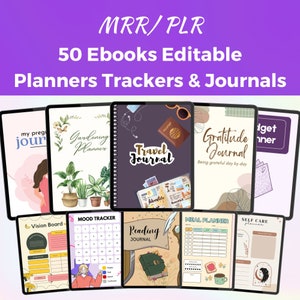 50+ MRR PLR Ebook Canva Planners, PLR Canva Ebook, Plr planner, Plr Digital planners Plr Journals, ebook Mrr, Master Resell Rights