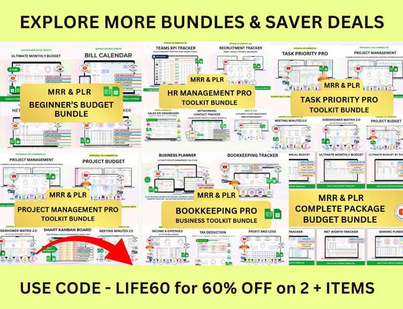 PLR Content Calendar Spreadsheet Social Media Planner Virtual Assistant Social Media Manager Digital Product Digital Download image 8
