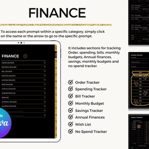 PLR Planner, Canva Planner, Editable Journal Planner