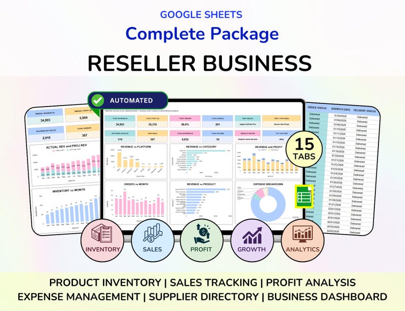 Online resellers, eBay sellers, Poshmark sellers, Amazon sellers, Etsy shop owners, Vinted sellers, Depop sellers, Mercari sellers, vintage sellers, clothing resellers, thrift flippers, retail arbitrage sellers, online boutiques, side hustlers, and small resale businesses.