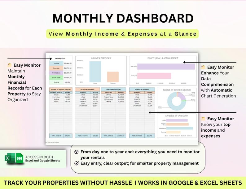 Landlord Rental Property Spreadsheet, Landlord Tracker, Real estate, landlord property management, rental property, rental template, rental tracker, landlord template, landlord spreadsheet, property spreadsheet, Rental Income & Expense, Real Estate Sheet, Rental Property Management