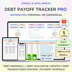 PLR Budget Package Budget Template Resell PLR Digital Planner PLR Budget Plr Google Sheet Reseller Spreadsheet Plr Planner Plr Product imagen 11