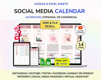 DPP Réseaux sociaux Calendrier de contenu Planificateur de contenu Assistant virtuel Créateur de contenu Responsable produit numérique Droits de revente MRR
