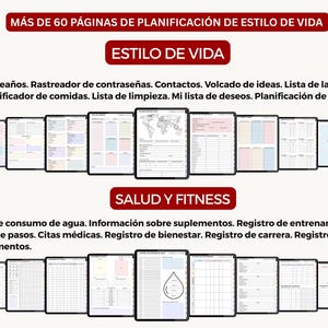PLR planificador digital, agenda digital, calendario digital, organizador digital, planificador interactivo, diario digital, Spanish Planner