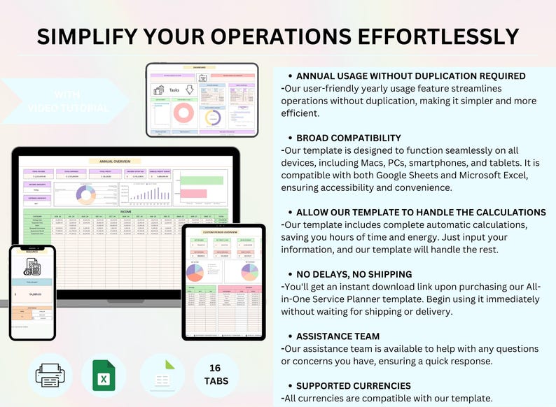 PLR Small Business Digital Product Bookkeeping Tracker Task & Invoice Tracker Financial Planner Client Tracker Digital Download image 16