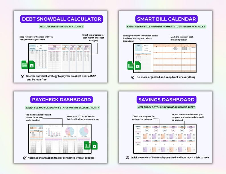 PLR Budget Package Budget Template Resell PLR Digital Planner PLR Budget Plr Google Sheet Reseller Spreadsheet Plr Planner Plr Product imagen 10