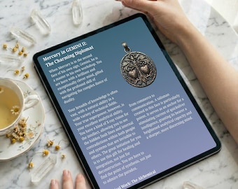 Gemini Astrology Reading, Personalized Natal Chart (200 Pages, Deep Mercury Guide)