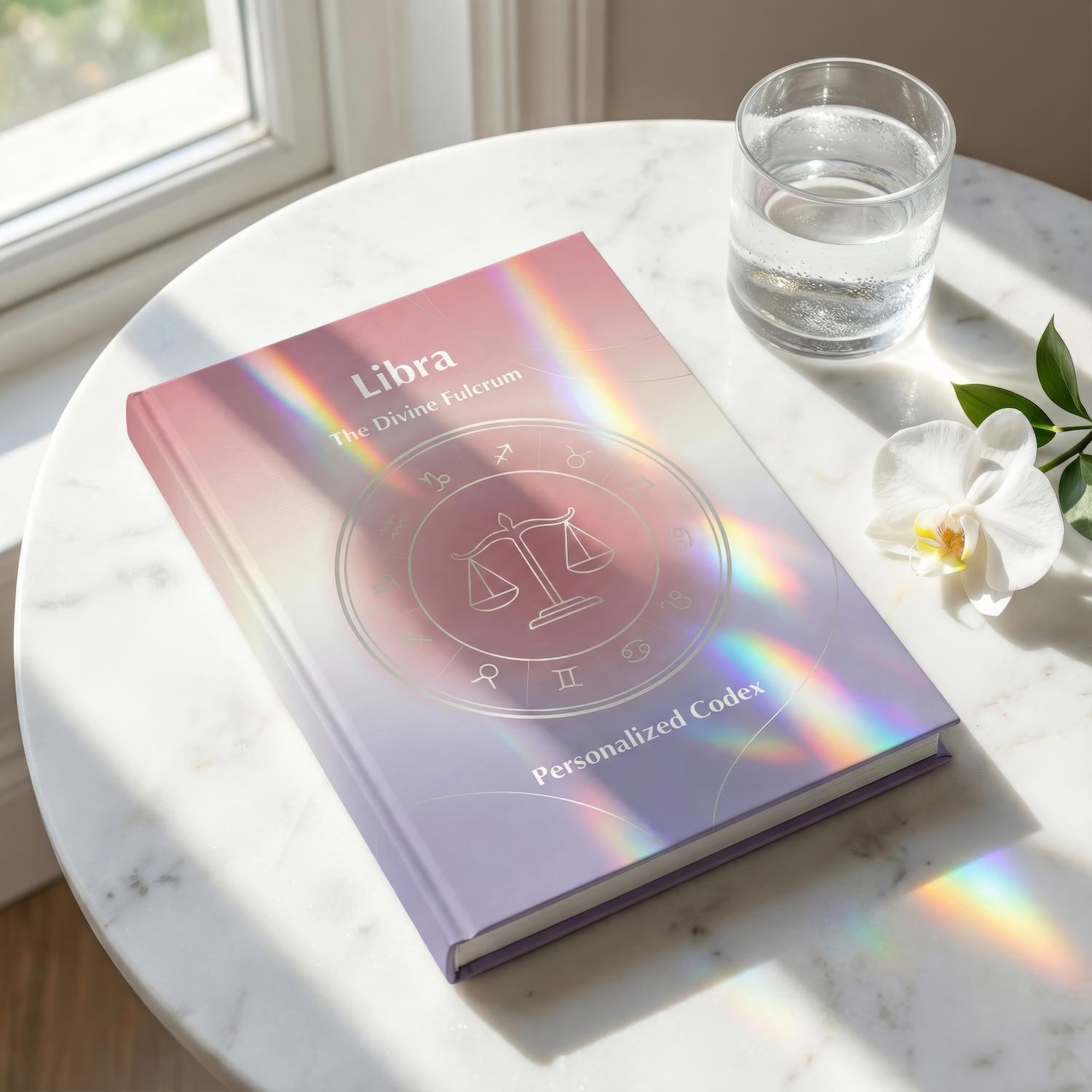Libra Birth Chart Book, Personalized Astrology (hardcover, 200 Pages ...