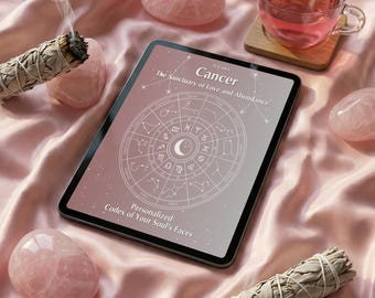 Cancer Astrology Reading: Detailed Natal Chart & Tarot Insights (200 Pages)