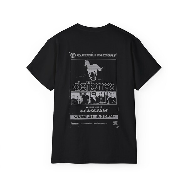 Limited Deftones T-shirt - Around The Fur T-shirt - Adrenaline Tee - White Pony Tee