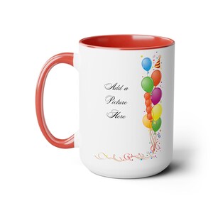 Two-Tone Coffee Mugs, 15oz