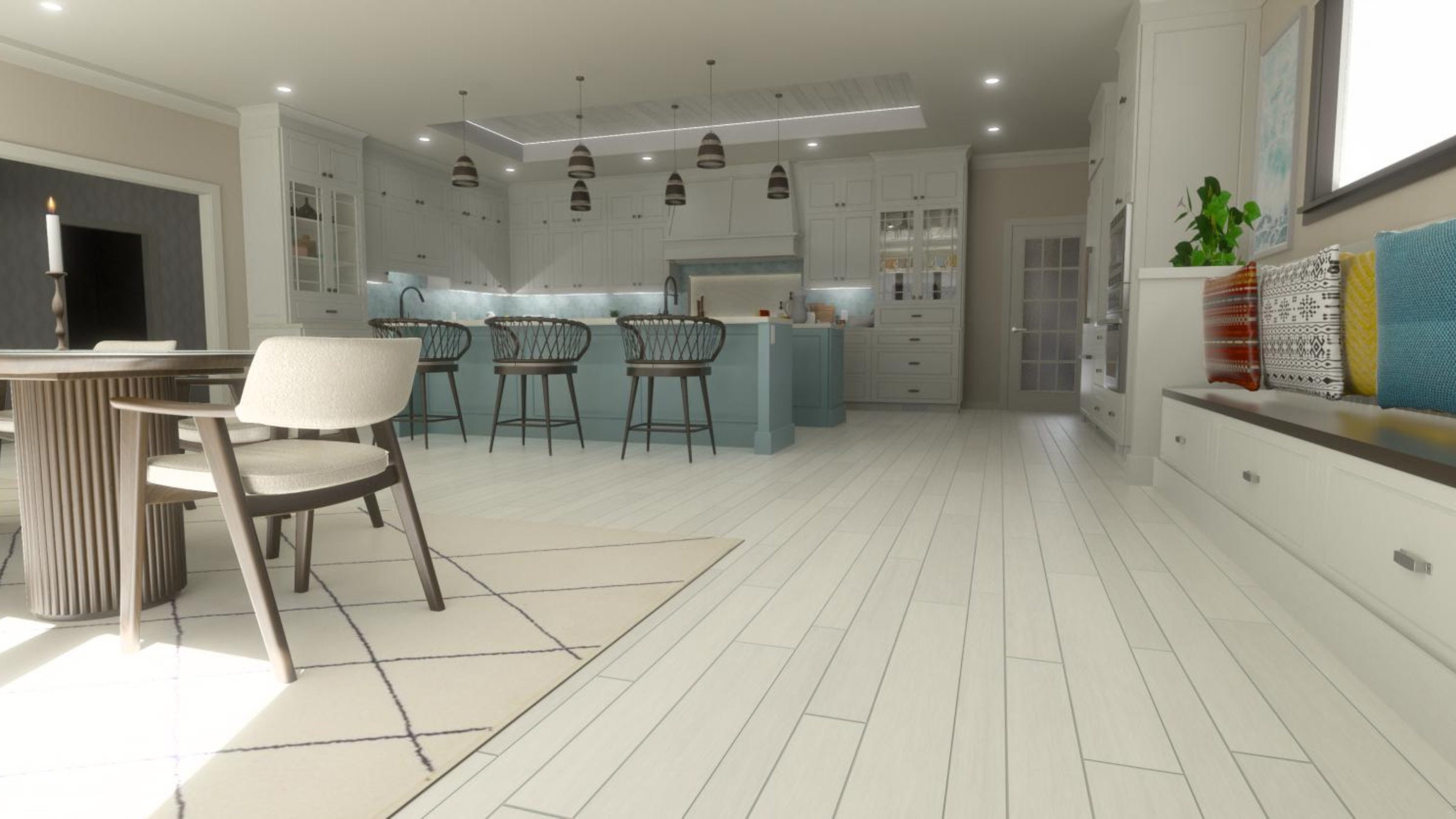 3D Kitchen Design Digital Kitchen Design Kitchen Etsy