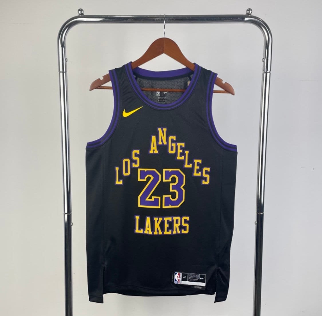 Mitchell & Ness NBA Swingman Jersey Lakers 84-85 James Worthy Light Gold LG  : Sports & Outdoors 