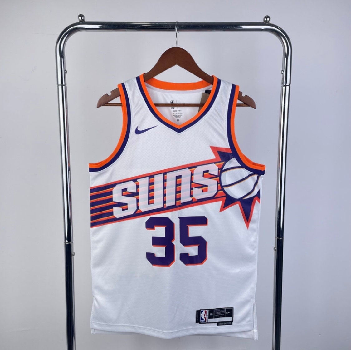 Nike Men's Phoenix Suns Kevin Durant #35 Statement Swingman Jersey, XL, Black