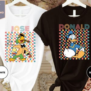 Disney Three Caballeros Characters Shirt, Panchito, Jose, Donald Duck Shirt, Disney Family Matching Shirt, Disney Shirt