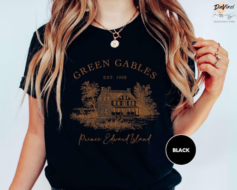Chemise Anne, la maison aux pignons verts, chemise livresque Anne Shirley, Kindred Spirits, chemise Cottagecore, chemise Academia claire, chemise Academia sombre image 3