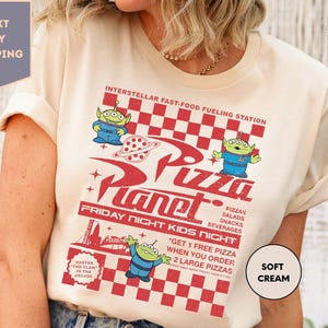 Disney Toy Story Pizza Planet Shirt, Walt Disney World&#39;s Hollywood Studios, Disney Pizza Planet Shirt, Disney Trip Shirt