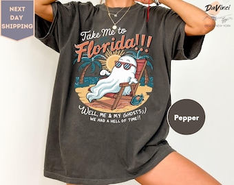 Comfort Colors Florida Beach Shirt, Destin Florida Tees, Florida Beach Vibes Shirt, Take Me To Florida, Funny Florida