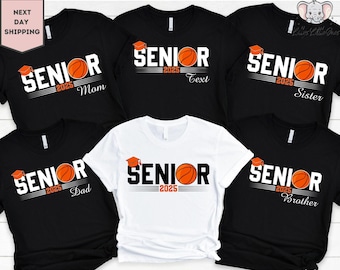 Senior Basketball Shirt, Personalized Basketball Shirt, Senior Shirts, Class of 2025 Graduate Shirt, Senior Night Shirt