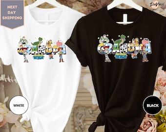 Toy Story Grandma Toy Story Grandpa Shirt, Toy Story Birthday Tee, Family Toy Story Matching Birthday Shirts, Couple Shirts