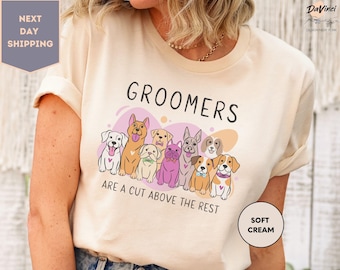The Groomer Shirt, Cute Pet Grooming Shirt, Dog Stylist Hoodie, Animal Lover Sweater, Pet Groomer Tee, Pet Salon