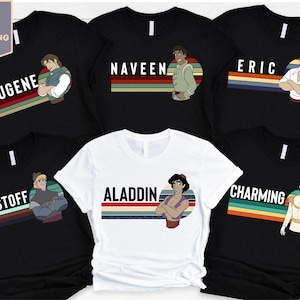 Disney Princes Shirt, Prince Aladdin Shirt, Prince Trip Tee, Prince Eric, Prince Eugene, Prince Charming, Prince Kristoff
