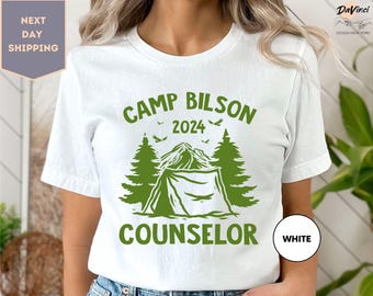 Chemise personnalisée pour moniteur de camp, Chemise personnalisée pour moniteur de camp, Chemises de camping, Chemises de camp d'été