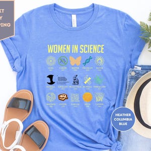Women in Science Shirt, Science Crewneck, PhD Gift Shirt, Women in STEM Shirt, Science Shirts, Grad Gift, Science Shirt