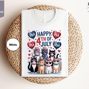 Happy 4th of July Dog Shirt, Dog Lover Gift, Fourth of July Dog T-Shirts, Independence Day Shirt, Patriotic Shirt, Dog Mom Shirt