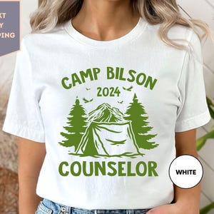 Custom Camp Counselor Shirt, Personalized Camp Counselor Shirt, Camping Shirts, Summer Camp Shirts Camping Trip