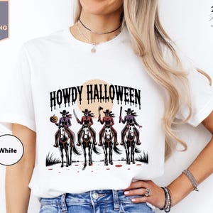 Howdy Halloween Shirt, Western Halloween Girls Shirt, Halloween Cowboy Shirt, Funny Cowgirl Halloween Shirt, Spooky Western Halloween Shirt