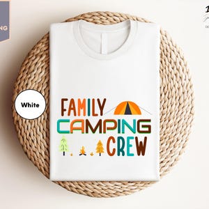Camping Crew 2025 Shirt, Family Camping Gift, Matching Camping Tees, Girls Camping, Family Trip, Girls Vacation, Campfire, Camp Lover Gift