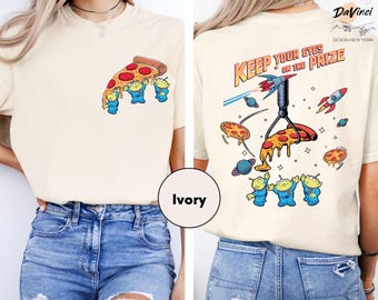 Comfort Colors Toy Story Aliens Pizza Planet shirt, Funny Aliens Disney shirt, WDW Disneyland trip tee, Pizza Planet trip