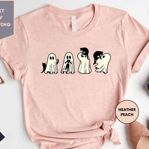 Cat Halloween Shirt, Ghost Cat Shirt, Halloween Shirt, Cat Lover Shirt, Black Cat Shirt, Spooky Season