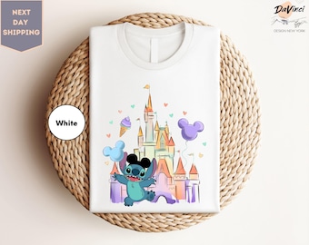 Stitch Shirt, Disney Tee, Disney Stitch Shirt, Stitch Disneyworld Shirt, Disney Vacation Shirts, Disney Castle Shirt, Magic Kingdom Shirt