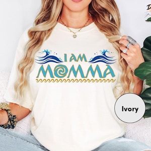Comfort Colors I'am Momma Moana Shirt, Moana Mom Shirt, Polynesian Shirt, Moana Shirt, Moana Tee, I'am Momma Tee